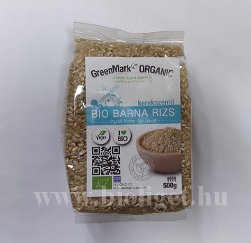 bio kerekszemű barna rizs