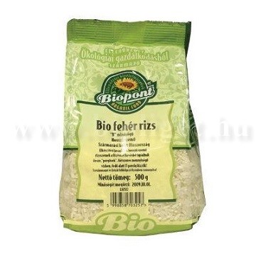Biopont bio fehér rizs hosszú szemű