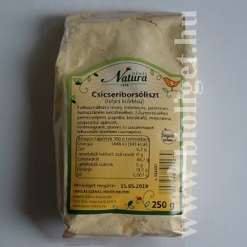 Csicseriborsoliszt 250g - Natura natura csicseriborsóliszt