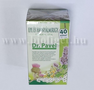 Dr. Pavel Epe és hasnyálmirigy tea