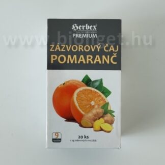 Herbex gyömbér tea narancs ízesítéssel