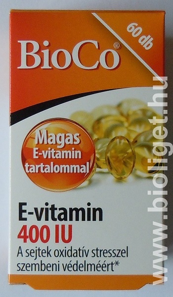 BIOCO E-Vitamin Kapszula 60 db - E-vitamin - Gyógynövénysziget Bio webáruház