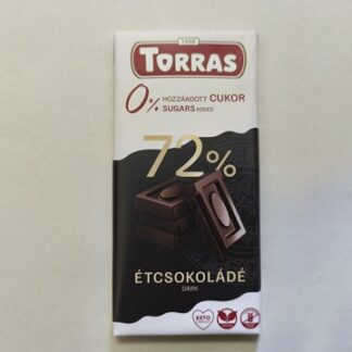 Torras étcsokoládé 72% kakaótartalommal