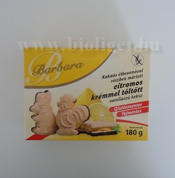 Barbara citromkrémes vaníliás keksz