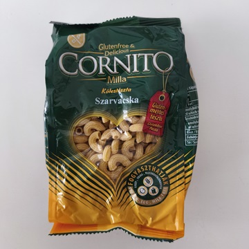 Cornito glutenmentes kolesteszta szarvacska Köles szarvacska tészta